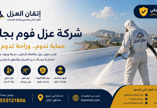 عزل فوم بجازان