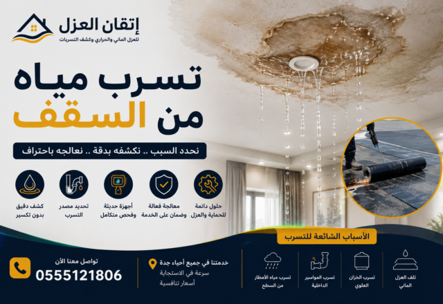 تسرب مياه من السقف