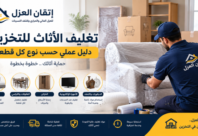 تغليف الأثاث للتخزين
